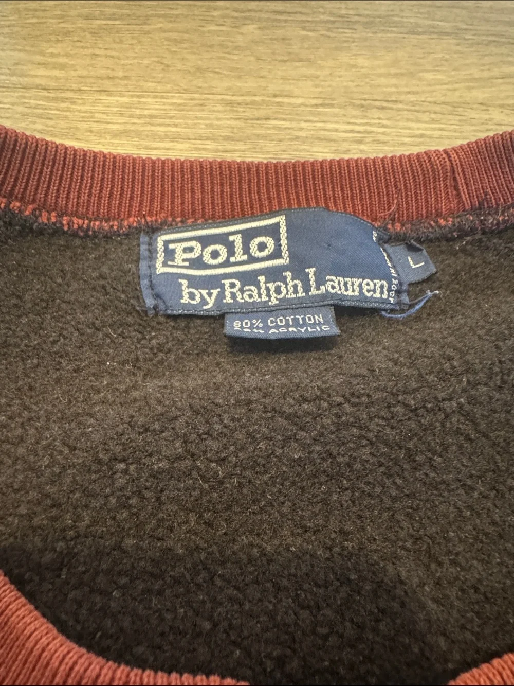 Vintage Polo Ralph Lauren OG Scribble Logo 90s Crewneck Sweatshirt